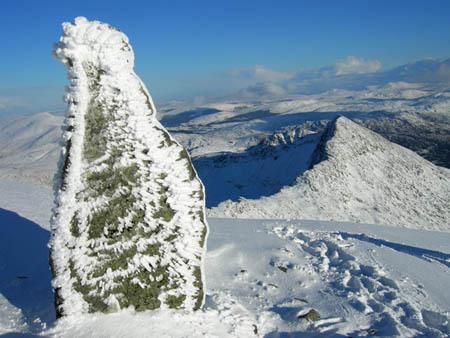 Haw Frost up Snowdon