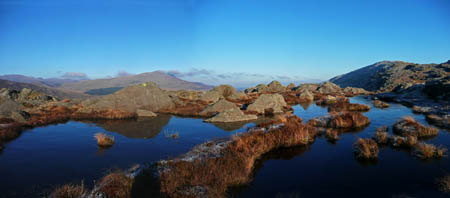 Lake with mountains