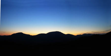 Mountains at Sunset